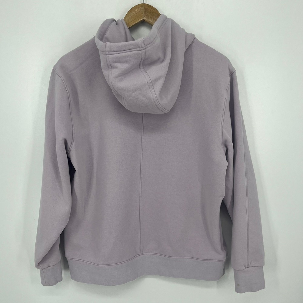 Athleta Retroplush Hoodie Womens Medium Lavender Purple Pullover Sweatshirt - Picture 2 of 16